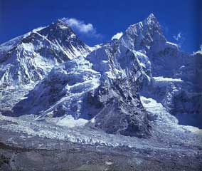Everest Book - Heart Of The Himalaya - Everest and Nuptse from Kala Pattar